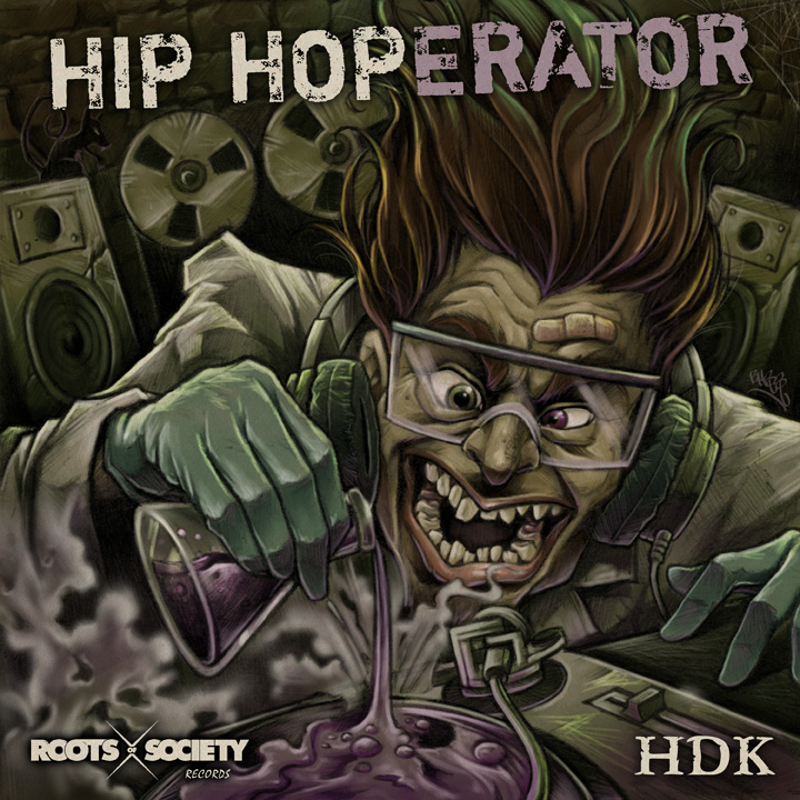 hip-hop album artwork illustration