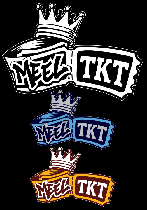 TICKET LOGO WITH CROWN